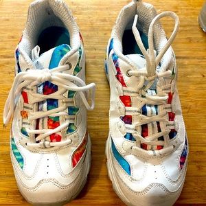 Tie-dye Rainbow Skechers Sneakers